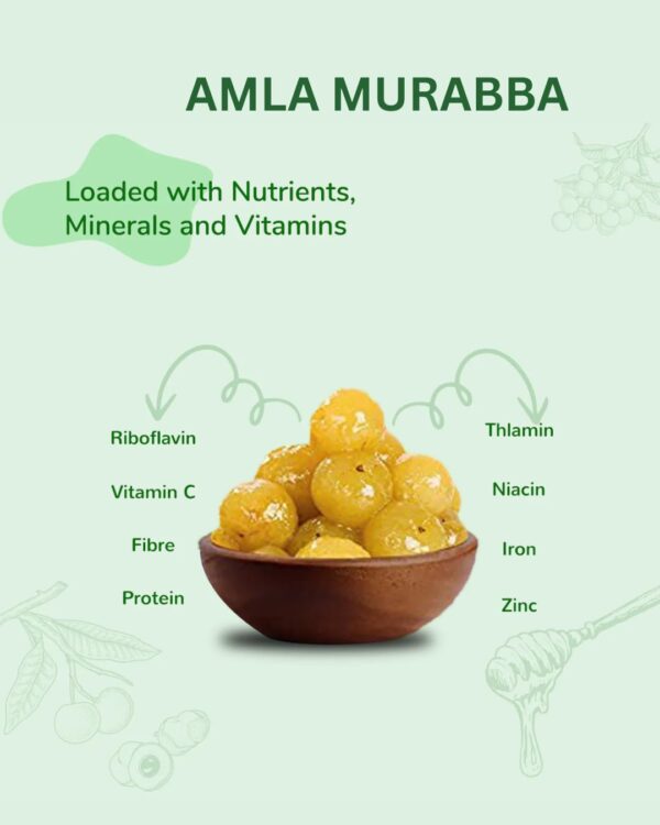 Combo of Homemade Organic combo of White Onion Murabba and Amla Murabba and | 450 GM each - Image 12