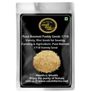 Pusa Basmati 1718 | Pure Pusa Basmati Rice Seeds | 1718 Variety | 1 KG