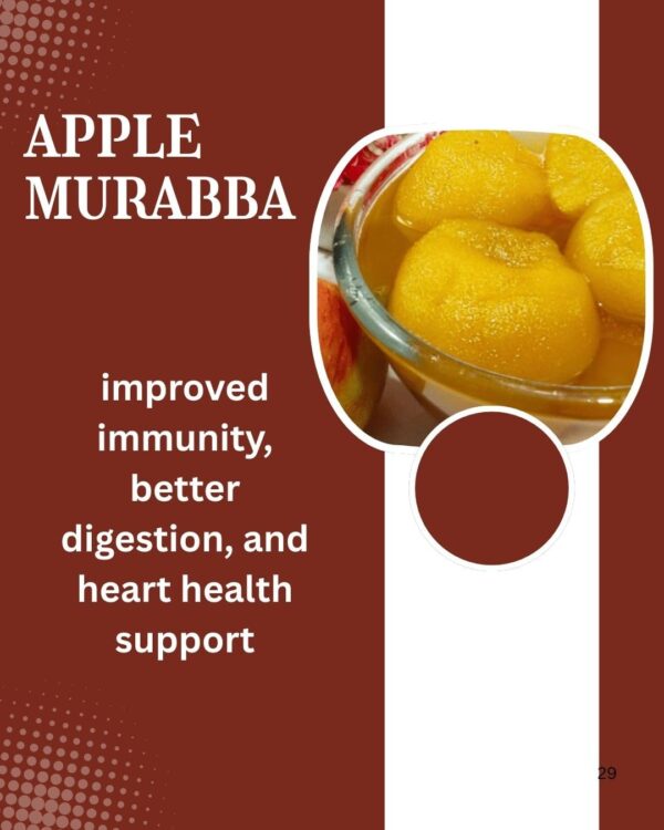 Homemade Organic Apple Murabba with "Raw Forest Honey" | Apple Murabba 450 GM Pack - Image 7