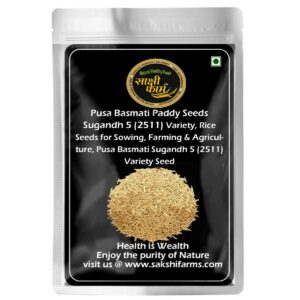 Pusa Basmati Sugandh 5 | Pure Pusa Basmati Seeds | Pusa Sugandh 5 Variety | 1 KG