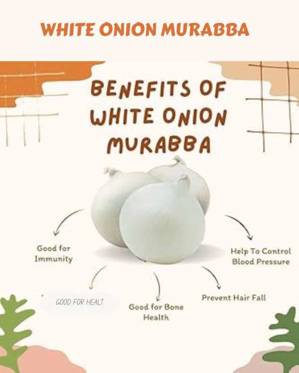 Homemade Organic White Onion Murabba with "Raw Forest Honey" | White Onion Murabba 5 KG Pack - Image 7