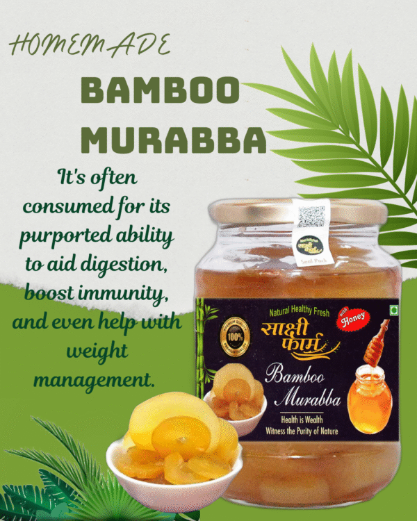 Homemade Bamboo Murabba with "Raw Forest Honey" | Helps Increasing Height | Bans Ka Murabba 5 KG Pack - Image 5